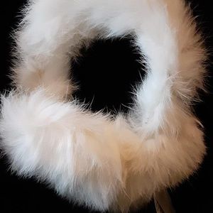 Vintage Lord and Taylor White Rabbit Earmuffs